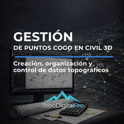 Gestión de puntos COGO en Civil 3D