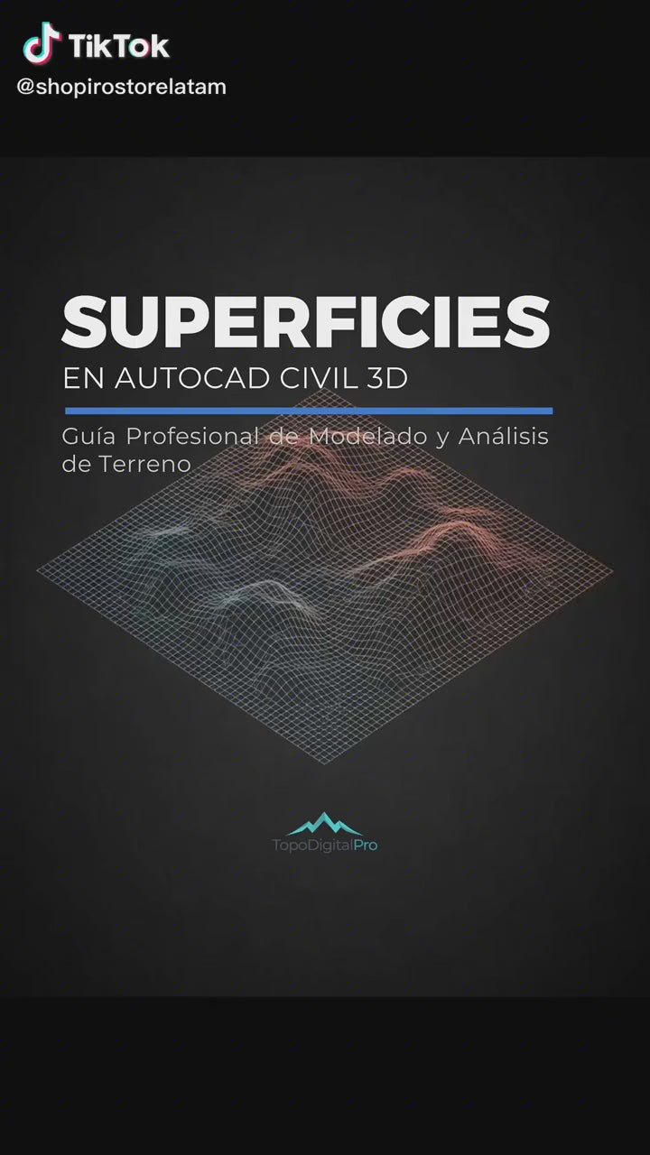Superficies en Autodesk Civil 3D — Guía Profesional de Modelado y Análisis de Terreno